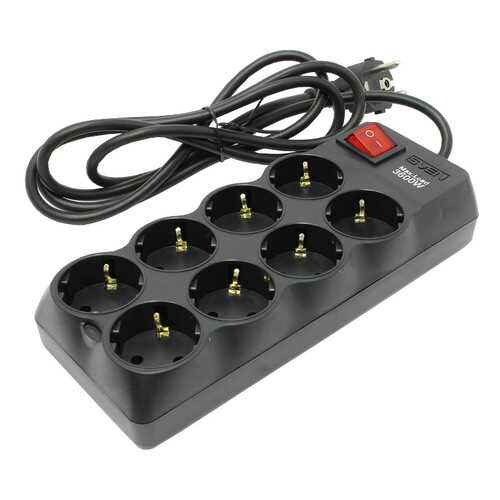 Сетевой фильтр Sven SV-015343, 8 розеток, 1,8 м, Black в Фианит-Ломбард