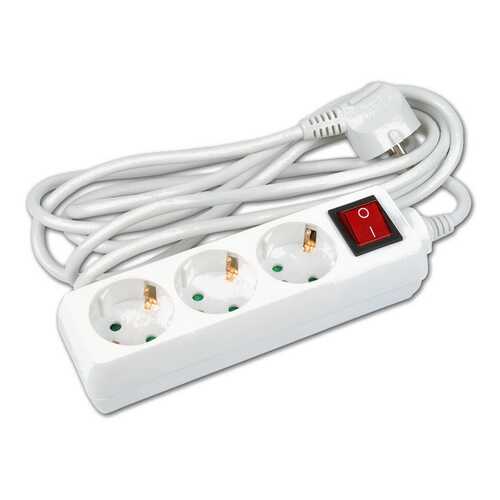 Удлинитель Uniel S-GCD3-3B, 3 розетки, 3 м, White в Фианит-Ломбард