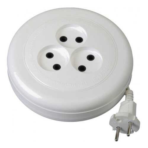 Удлинитель Volsten SR 3x5-R, 3 розетки, 5 м, White в Фианит-Ломбард