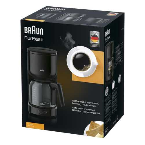 Кофеварка капельного типа Braun KF 3120 Black в Фианит-Ломбард