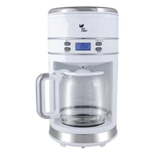 Кофеварка капельного типа Kitfort КТ-704-1 White в Фианит-Ломбард