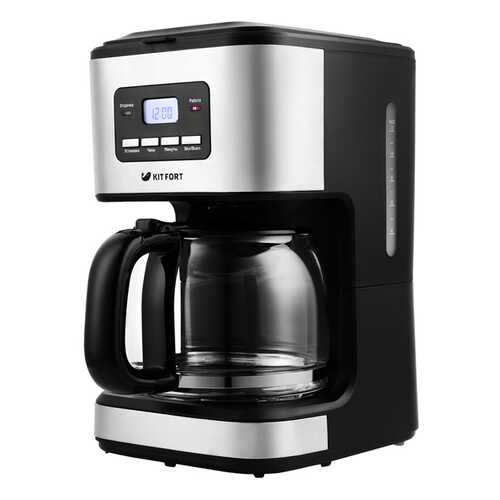 Кофеварка капельного типа Kitfort КТ-719 Black/Silver в Фианит-Ломбард