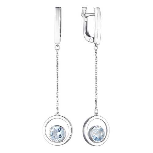 Серьги АЛЬКОР SILVER 02-1772 в Фианит-Ломбард