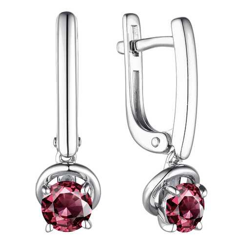 Серьги АЛЬКОР SILVER 02-1897 в Фианит-Ломбард