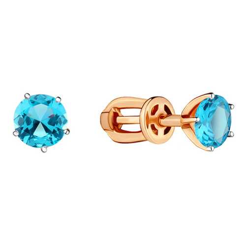Серьги Aquamarine 4403705.6 в Фианит-Ломбард