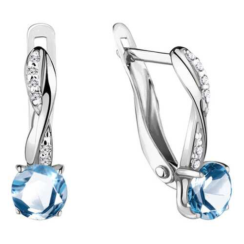 Серьги Aquamarine 4406105А.5 в Фианит-Ломбард