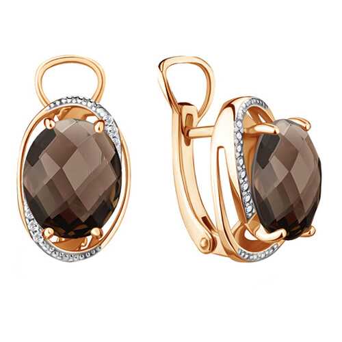 Серьги Aquamarine 4423201А в Фианит-Ломбард