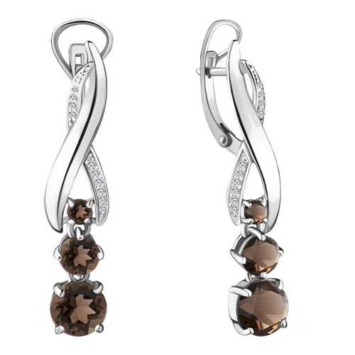 Серьги Aquamarine 4431601А.5 в Фианит-Ломбард