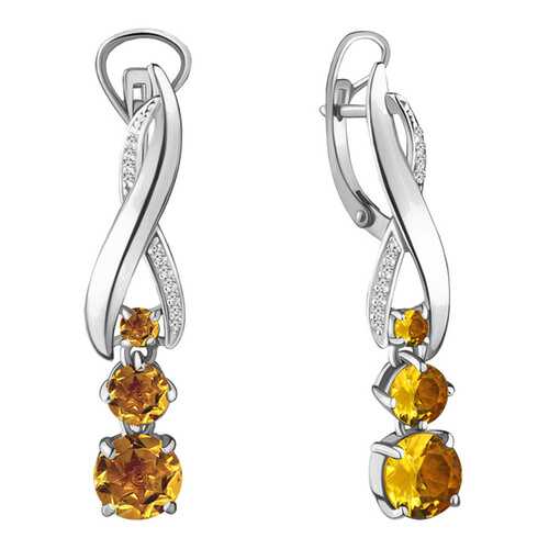 Серьги Aquamarine 4431606А.5 в Фианит-Ломбард