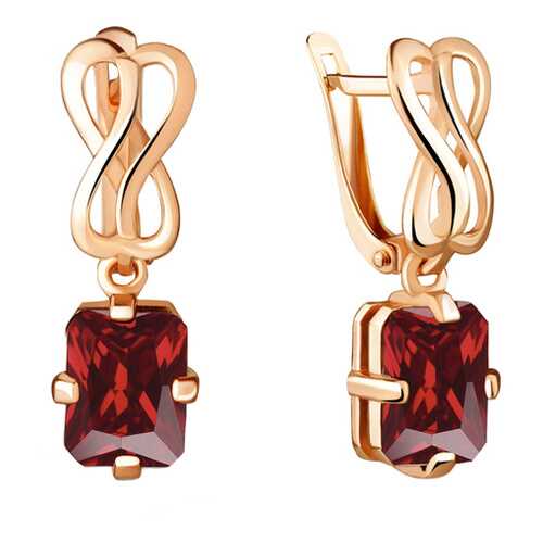 Серьги Aquamarine 4475803 в Фианит-Ломбард