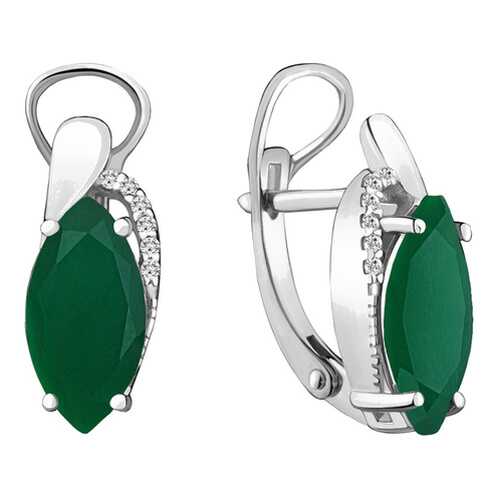 Серьги Aquamarine 4475909А.5 в Фианит-Ломбард