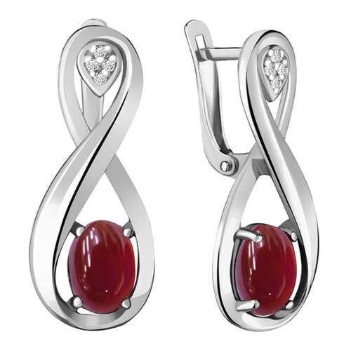 Серьги Aquamarine 4477003.5 в Фианит-Ломбард