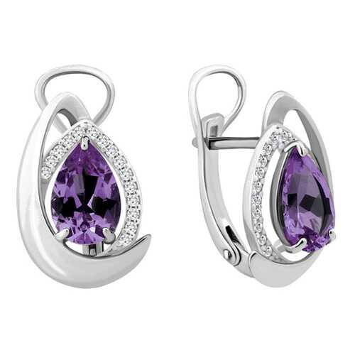 Серьги Aquamarine 4480004А.5 в Фианит-Ломбард