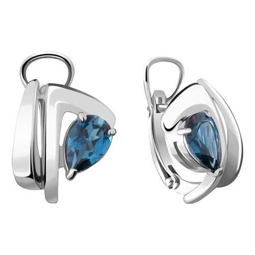Серьги Aquamarine 4489808.5 в Фианит-Ломбард