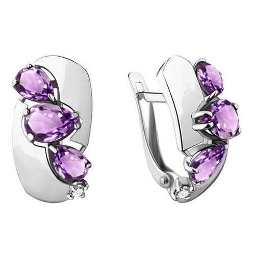 Серьги Aquamarine 4490204.5 в Фианит-Ломбард