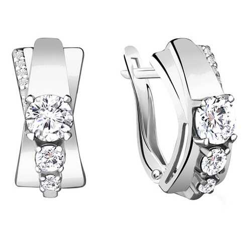 Серьги Aquamarine 45881А.5 в Фианит-Ломбард