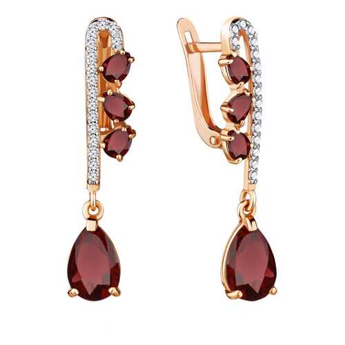 Серьги Aquamarine 4700803А.6 в Фианит-Ломбард