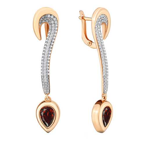 Серьги Aquamarine 4703903А в Фианит-Ломбард