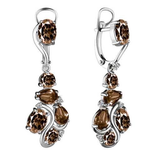 Серьги Aquamarine 4706101.5 в Фианит-Ломбард