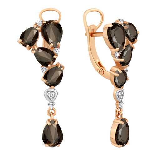 Серьги Aquamarine 4706501А.6 в Фианит-Ломбард