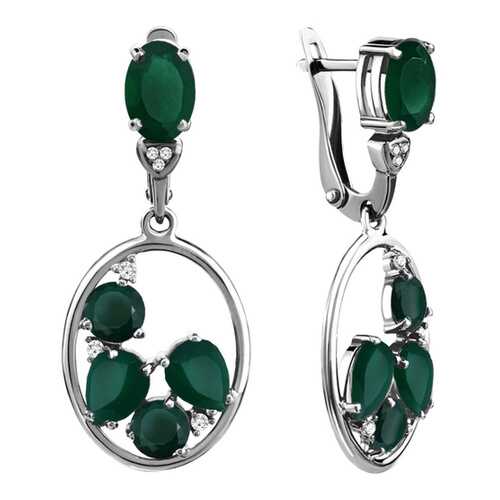 Серьги Aquamarine 4707109А в Фианит-Ломбард