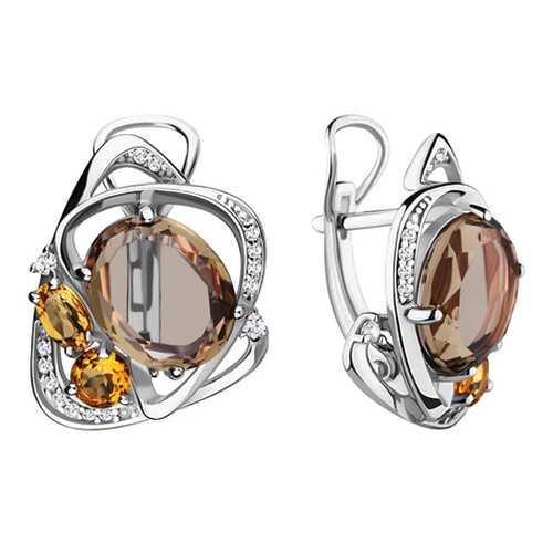 Серьги Aquamarine 4708780А.5 в Фианит-Ломбард
