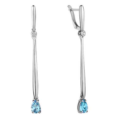 Серьги Aquamarine 4712905А.5 в Фианит-Ломбард