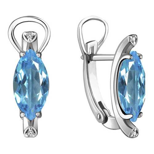Серьги Aquamarine 4713092А.5 в Фианит-Ломбард