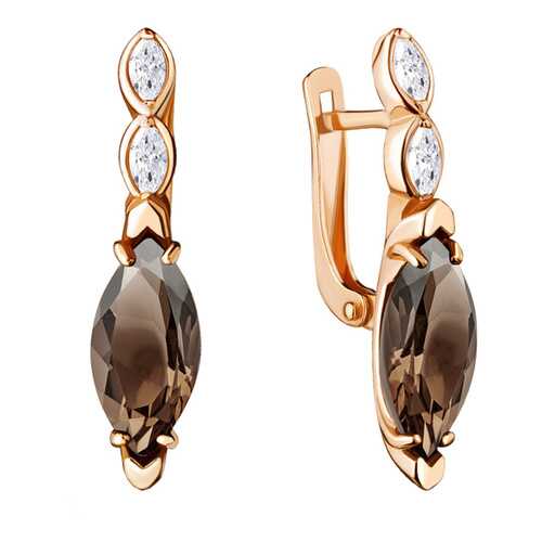 Серьги Aquamarine 4713101.6 в Фианит-Ломбард