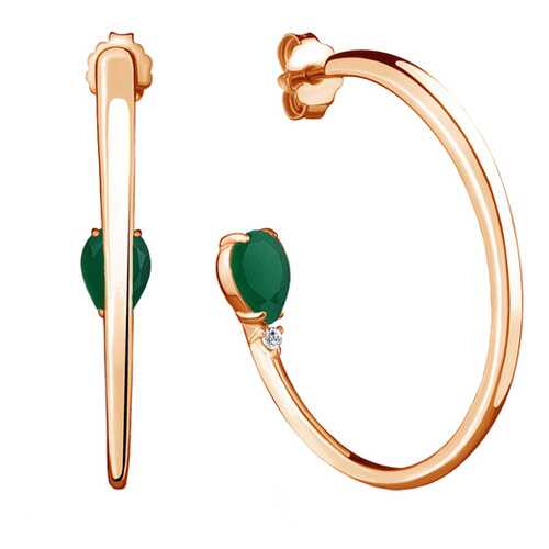 Серьги Aquamarine 4718209А.6 в Фианит-Ломбард