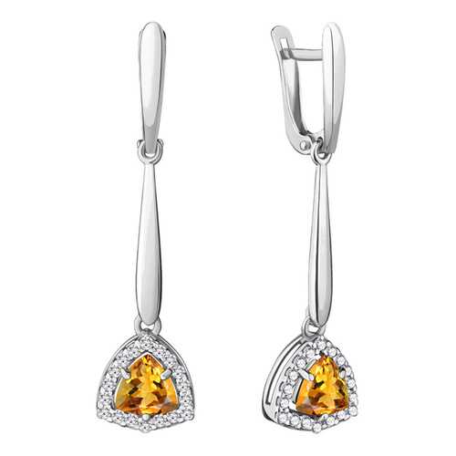 Серьги Aquamarine 4719606А.5 в Фианит-Ломбард