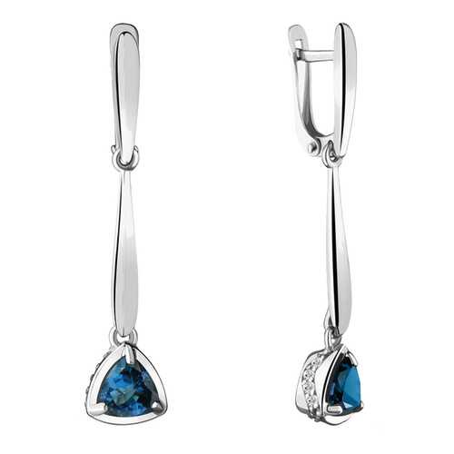 Серьги Aquamarine 4719708А.5 в Фианит-Ломбард