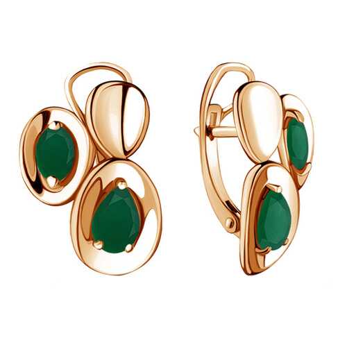 Серьги Aquamarine 4722109.6 в Фианит-Ломбард