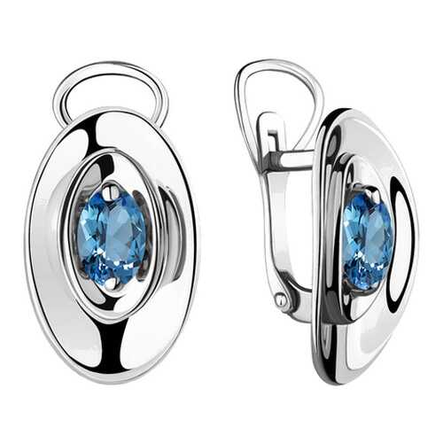 Серьги Aquamarine 4722405.5 в Фианит-Ломбард