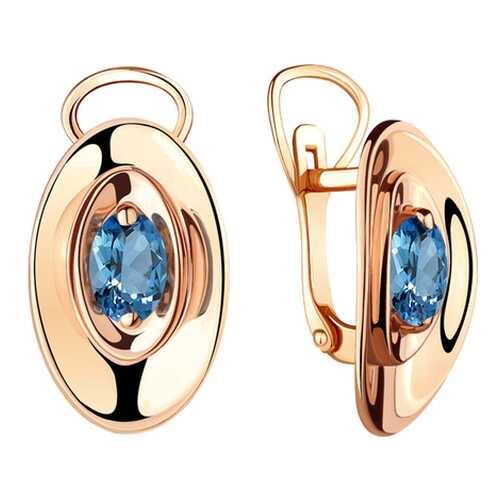 Серьги Aquamarine 4722405.6 в Фианит-Ломбард