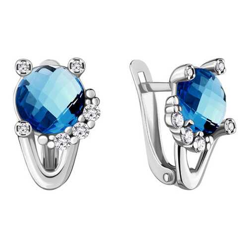 Серьги Aquamarine 4725093А.5 в Фианит-Ломбард