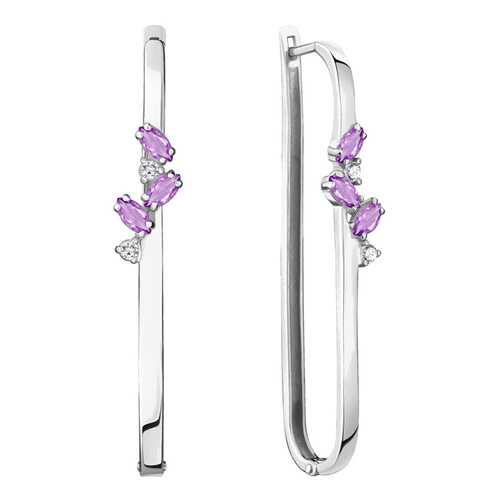 Серьги Aquamarine 4727604А.5 в Фианит-Ломбард
