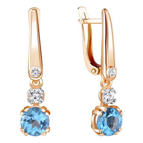 Серьги Aquamarine 4731905А.6 в Фианит-Ломбард