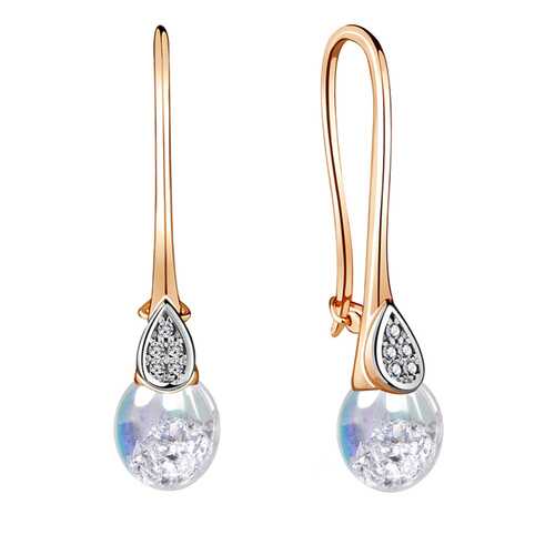 Серьги Aquamarine 48048АГ.6 в Фианит-Ломбард