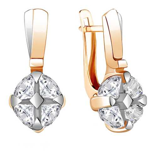 Серьги Aquamarine 48127А.6 в Фианит-Ломбард