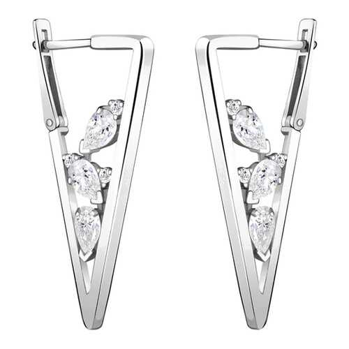 Серьги Aquamarine 48219А.5 в Фианит-Ломбард