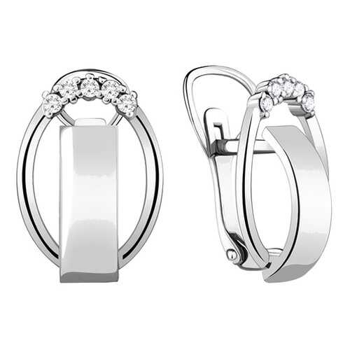 Серьги Aquamarine 48260А.5 в Фианит-Ломбард