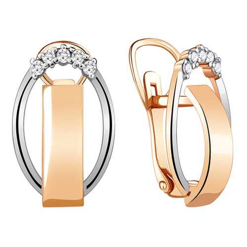 Серьги Aquamarine 48260А.6 в Фианит-Ломбард