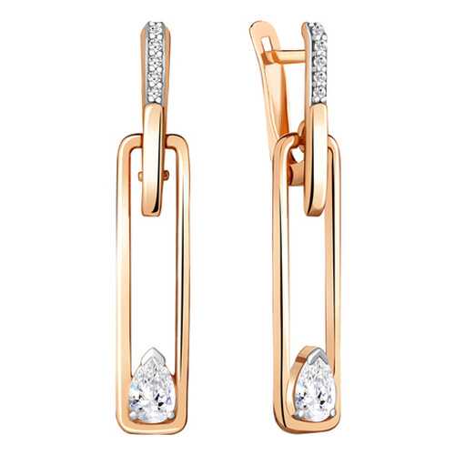 Серьги Aquamarine 48262А.6 в Фианит-Ломбард