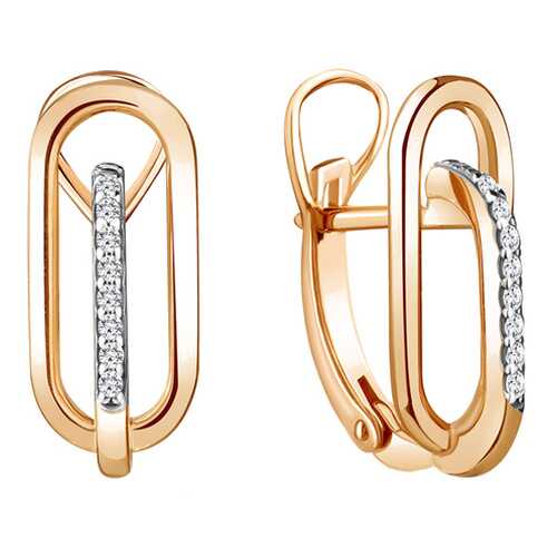 Серьги Aquamarine 48264А.6 в Фианит-Ломбард