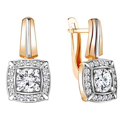 Серьги Aquamarine 48356А.6 в Фианит-Ломбард