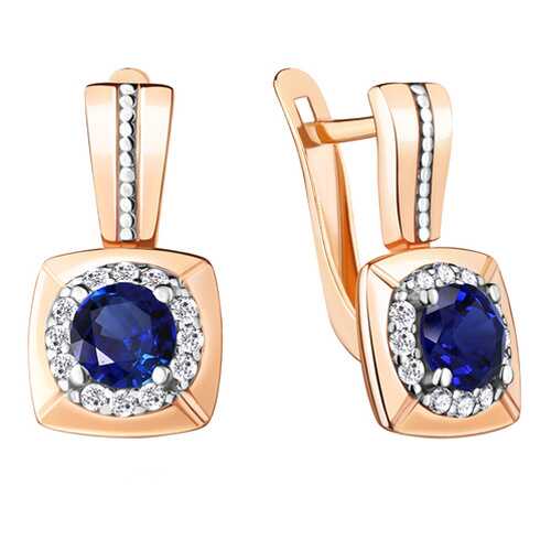 Серьги Aquamarine 48357АБ.6 в Фианит-Ломбард