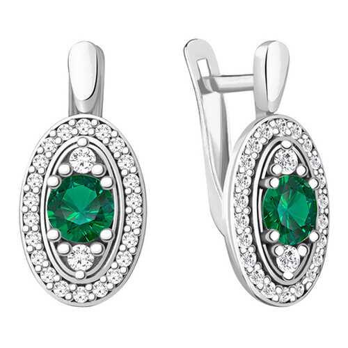 Серьги Aquamarine 48358АГ.5 в Фианит-Ломбард