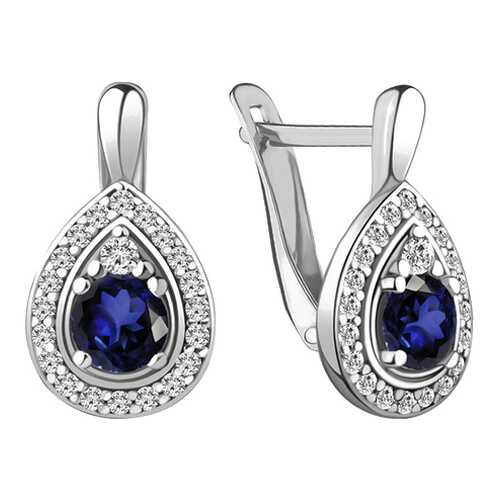 Серьги Aquamarine 48359АБ.5 в Фианит-Ломбард