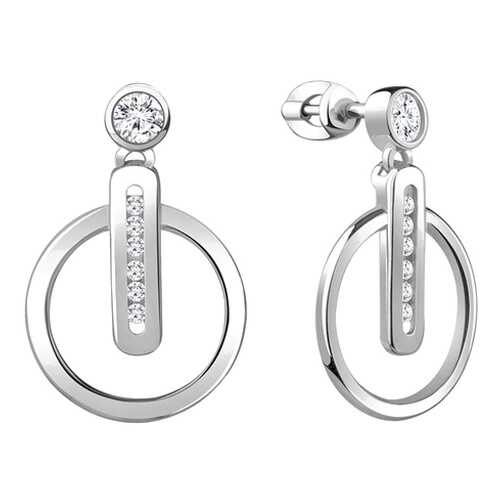 Серьги Aquamarine 48416А.5 в Фианит-Ломбард